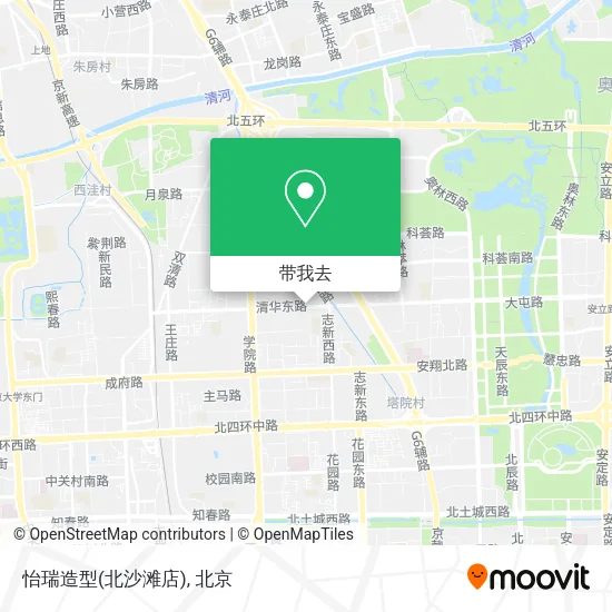 怡瑞造型(北沙滩店)地图