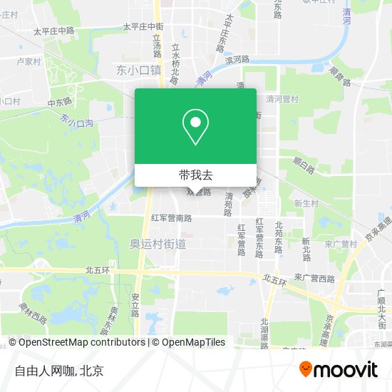 自由人网咖地图