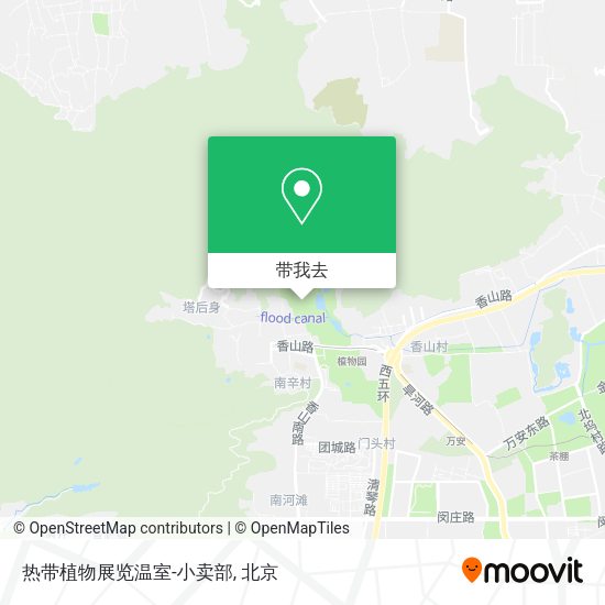热带植物展览温室-小卖部地图