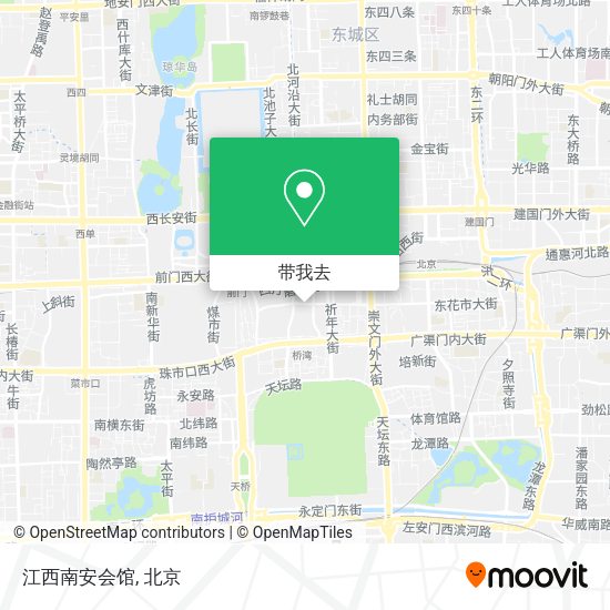 江西南安会馆地图