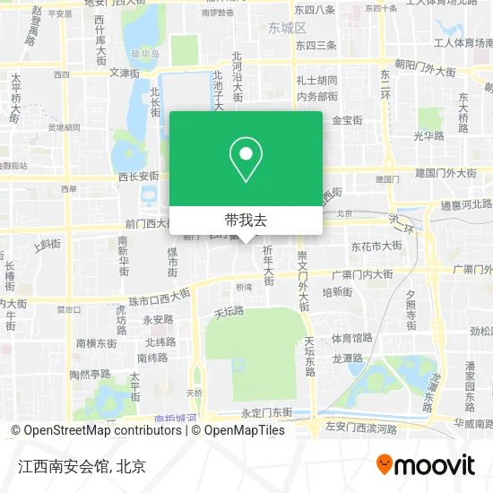 江西南安会馆地图