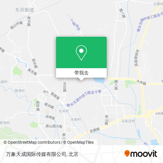 万象天成国际传媒有限公司地图