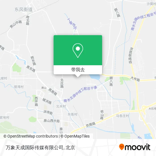 万象天成国际传媒有限公司地图