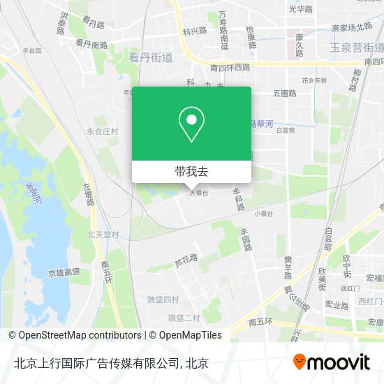 北京上行国际广告传媒有限公司地图