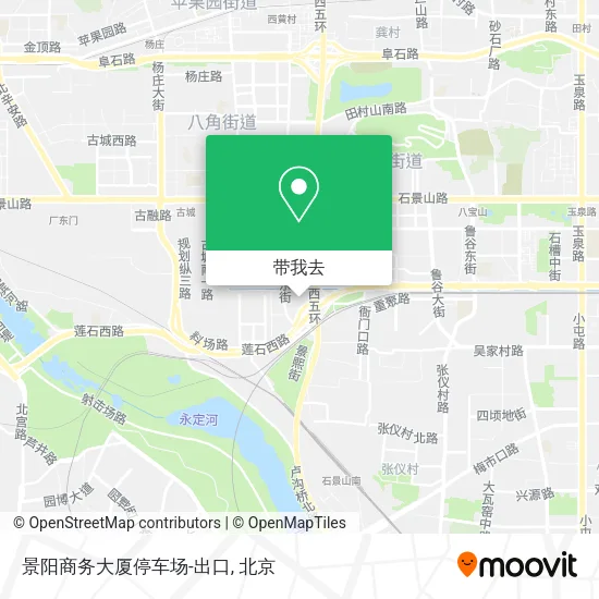 景阳商务大厦停车场-出口地图