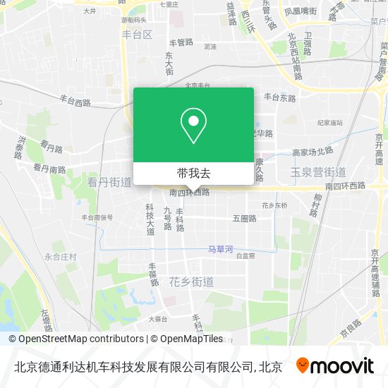 北京德通利达机车科技发展有限公司有限公司地图