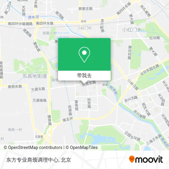 东方专业肩颈调理中心地图