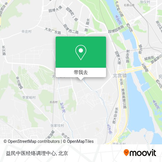 益民中医经络调理中心地图