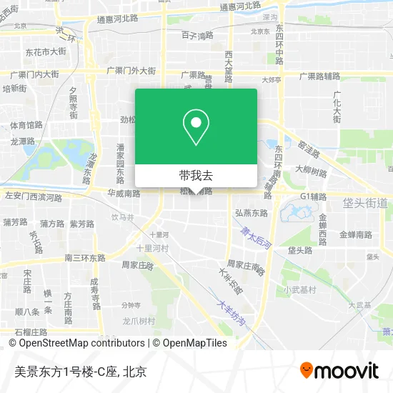 美景东方1号楼-C座地图