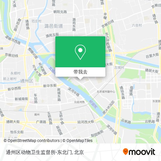 通州区动物卫生监督所-东北门地图