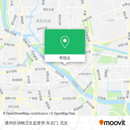 通州区动物卫生监督所-东北门地图