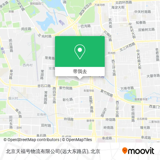 北京天福号物流有限公司(远大东路店)地图