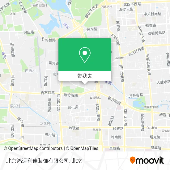 北京鸿运利佳装饰有限公司地图