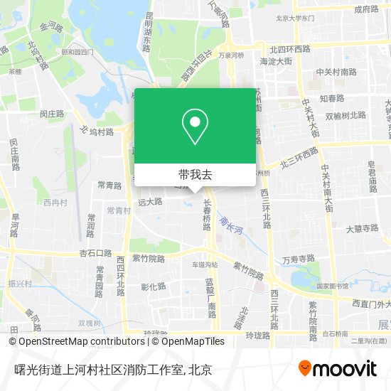 曙光街道上河村社区消防工作室地图