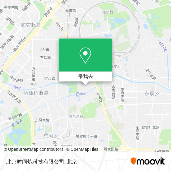北京时间炼科技有限公司地图