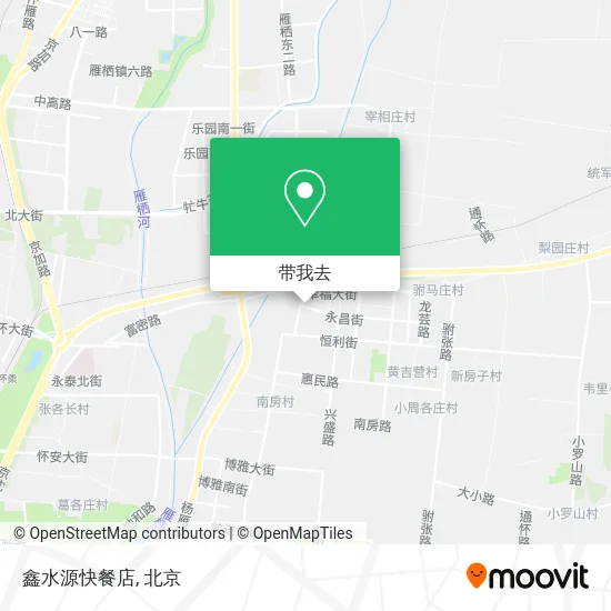 鑫水源快餐店地图