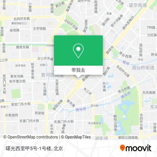 曙光西里甲5号-1号楼地图