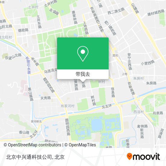 北京中兴通科技公司地图