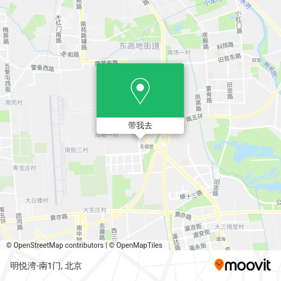 明悦湾-南1门地图