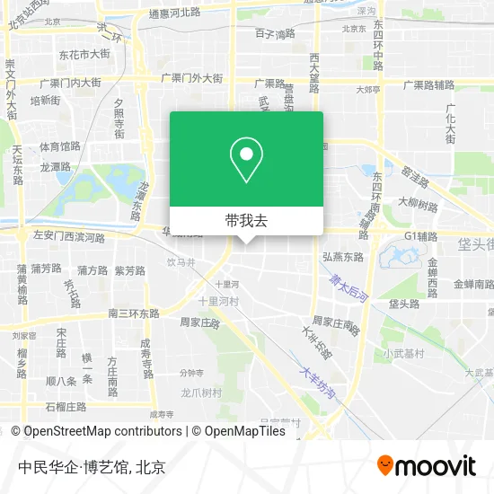 中民华企·博艺馆地图
