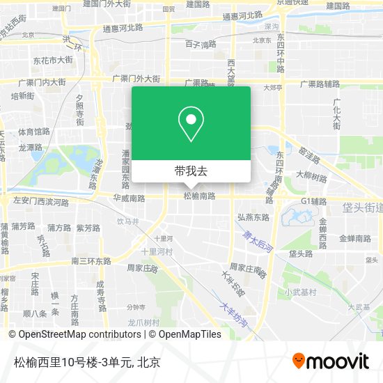 松榆西里10号楼-3单元地图