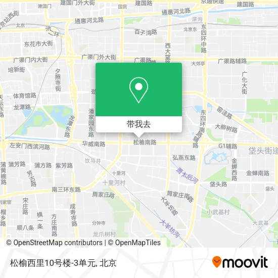 松榆西里10号楼-3单元地图