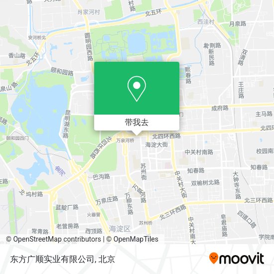 东方广顺实业有限公司地图
