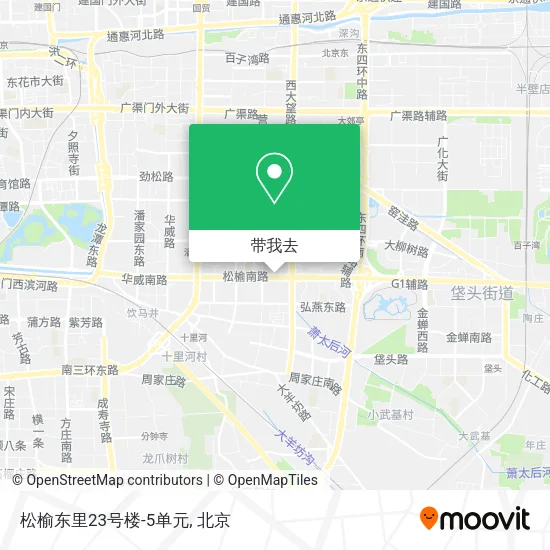 松榆东里23号楼-5单元地图