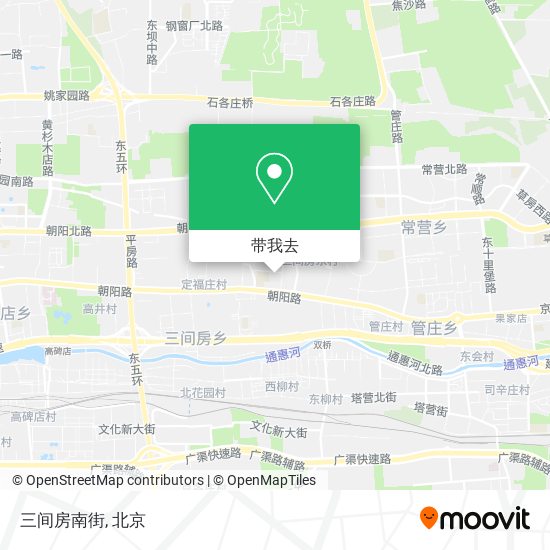 三间房南街地图