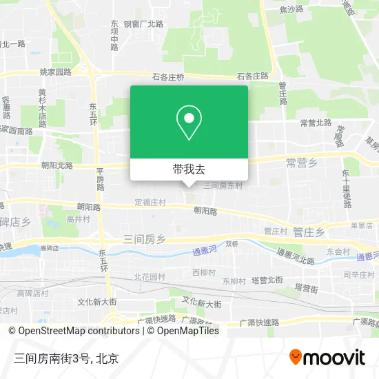 三间房南街3号地图
