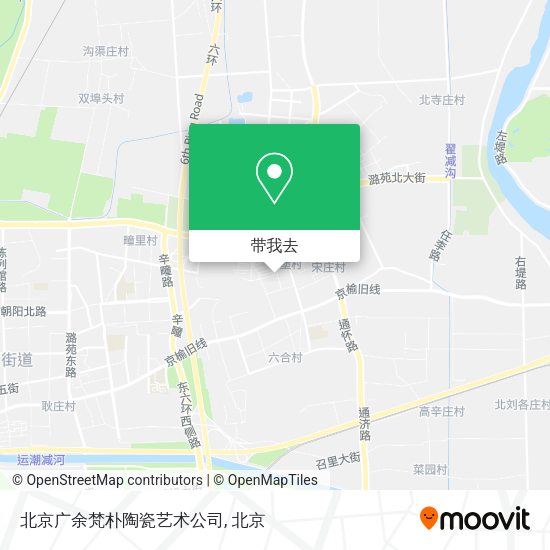 北京广余梵朴陶瓷艺术公司地图