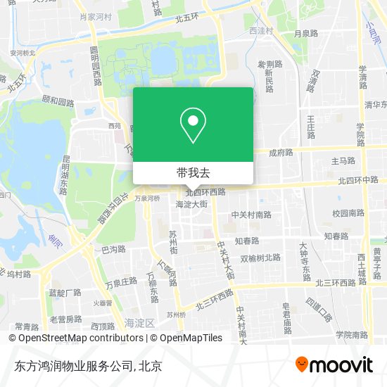 东方鸿润物业服务公司地图