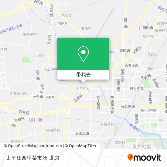 太平庄西里菜市场地图