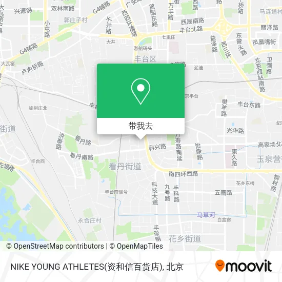 NIKE YOUNG ATHLETES(资和信百货店)地图