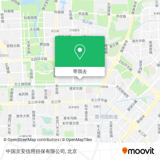 中国京安信用担保有限公司地图