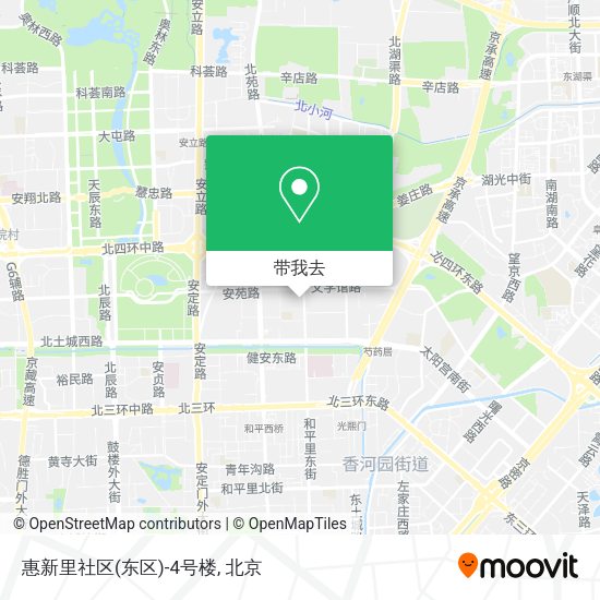 惠新里社区(东区)-4号楼地图