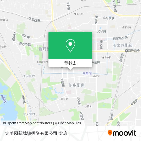 定美园新城镇投资有限公司地图