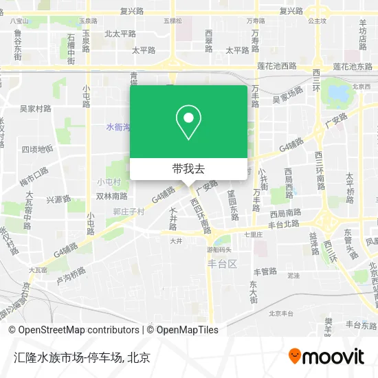 汇隆水族市场-停车场地图