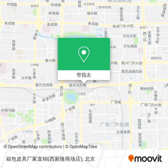 箱包皮具厂家直销(西新隆商场店)地图