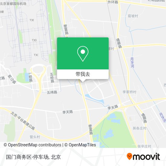 国门商务区-停车场地图