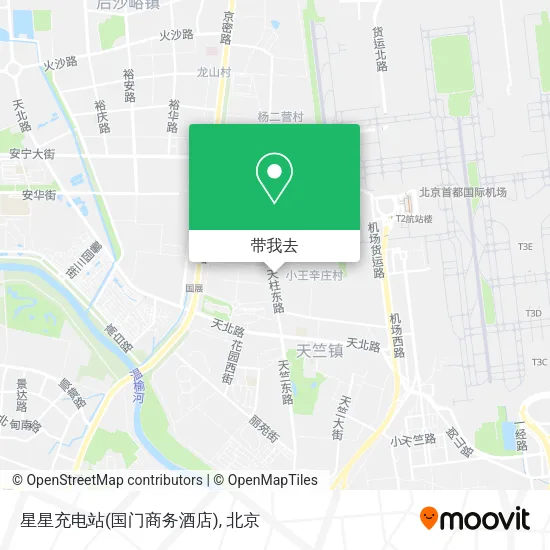星星充电站(国门商务酒店)地图