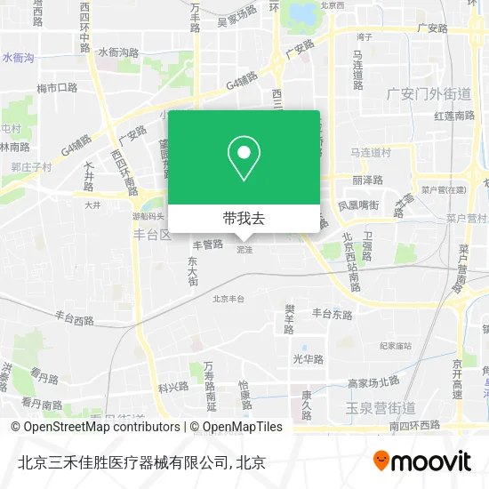北京三禾佳胜医疗器械有限公司地图