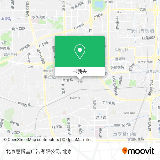 北京慧博堂广告有限公司地图