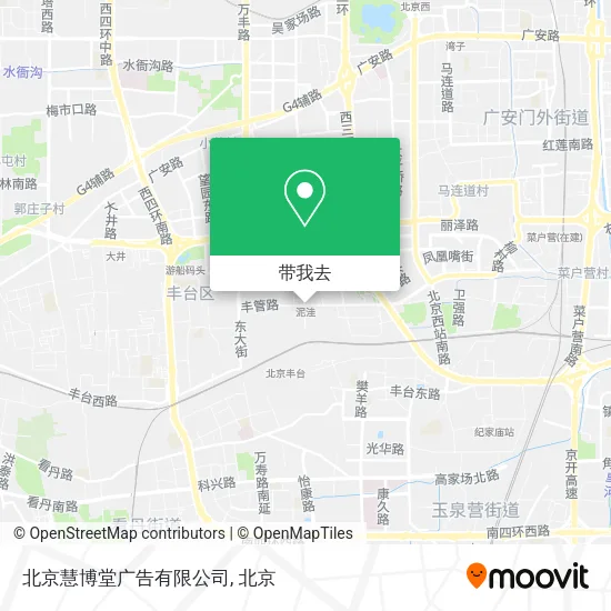 北京慧博堂广告有限公司地图