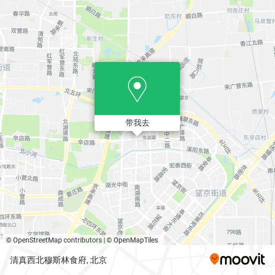 清真西北穆斯林食府地图