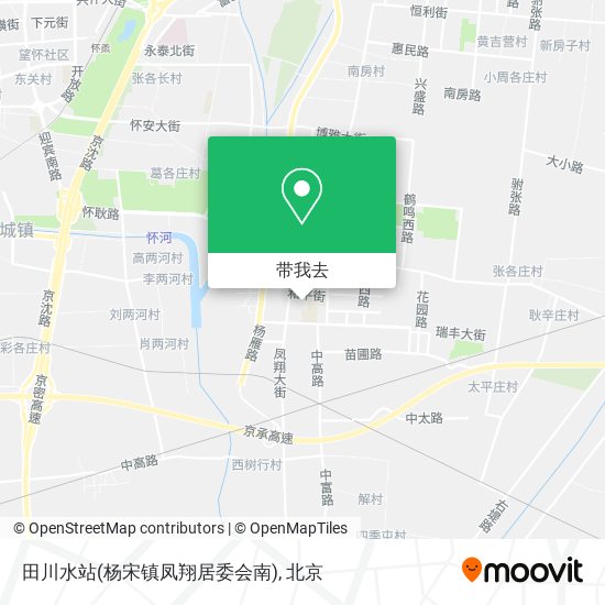 田川水站(杨宋镇凤翔居委会南)地图