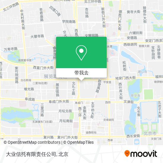 大业信托有限责任公司地图