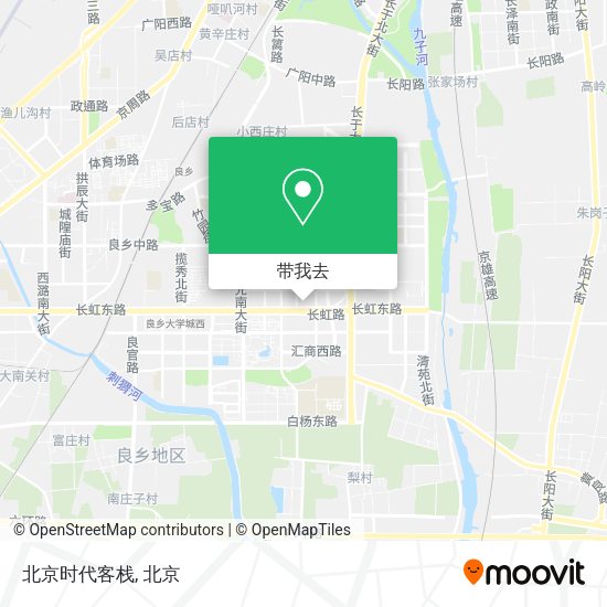 北京时代客栈地图