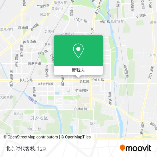 北京时代客栈地图