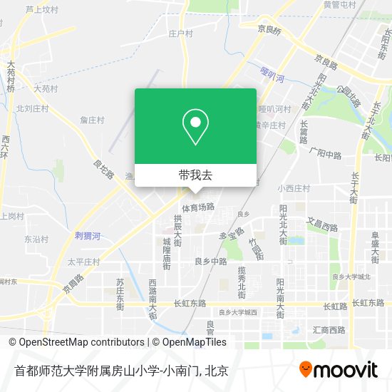 首都师范大学附属房山小学-小南门地图